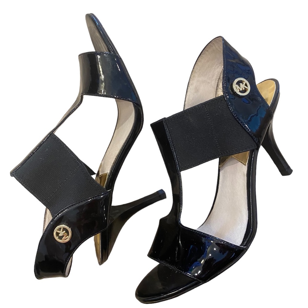 Michael Kors Patten Leather N Elastic Heels